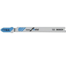 Пилки по металлу BOSCH T118А (5шт.) 2608631013