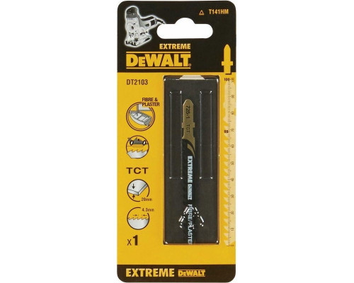 Пилки для абразивных материалов DeWALT HCS T141HM 100х69х60 мм DT2103-QZ DT2103-QZ