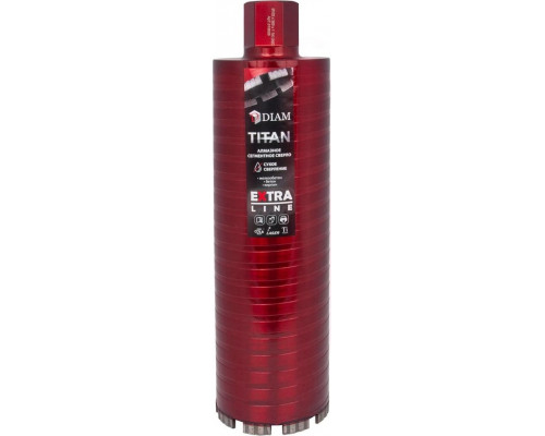 Алмазная коронка для сухого сверления DIAM ВК2 1,1/4 112х300 Extra Line Titan САМС 313027