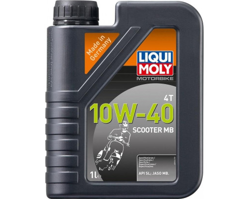 Масло для скутеров LIQUI MOLY SAE 10W40 Motorbike 4T Scooter MB 1 л 20832 20832