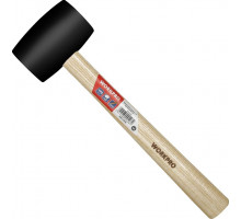 Киянка WORKPRO WP241039 450гр. резиновая, черная