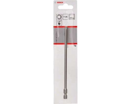 Бита для заворачивания BOSCH Extra Hard 152 мм T25 2607001670