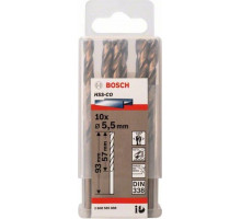 Сверло по металлу BOSCH кобальтовое 5.5 мм (уп10шт) 2608585888