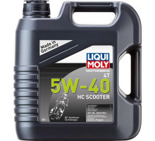 Масло для скутеров LIQUI MOLY SAE 5W40 Motorbike 4T HC Scooter 4 л 20830 синтетическое 20830