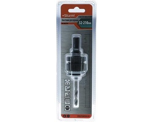 Адаптер для биметаллической коронки Sturm 1090-04-HEX-7/16 hex (32-210мм)