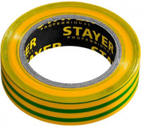 Изолента STAYER Protect-10 пвх, не поддерживает горение, 10м (0,13х15 мм), же 12291-S