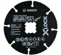 Твердосплавный диск универсальный X-LOCK BOSCH 115х22.2 мм Multi Wheel 2608619283