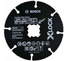 Твердосплавный диск универсальный X-LOCK BOSCH 115х22.2 мм Multi Wheel 2608619283
