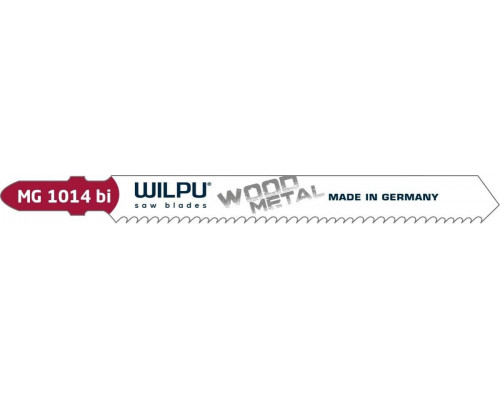 Пилки по металлу WILPU MG 1014 bi (аналогt111hf) 5шт/уп 262100005