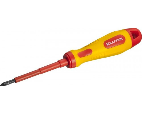 Отвертка крестовая диэлектрическая KRAFTOOL X-Drive ELECTRO VDE 1000 V PH 1 х 80 мм 250084-1-080 250084-1-080