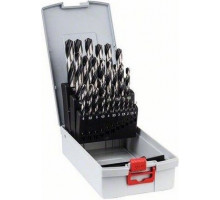 Набор сверл по металлу BOSCH шлифованные HSS-G 25 шт. (1-13х0.5 мм.) PointTe 2608577352