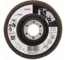 Круг лепестковый торцевой BOSCH 115 мм Р80 Best for Inox 2608608269