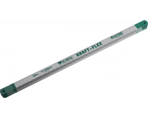 Полотно для пил по металлу KRAFTOOL Alligator-24 bi-metal, 24 TPI, 300 мм, 10 шт