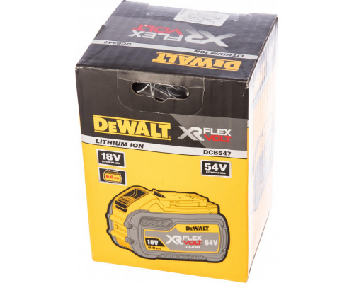 Аккумулятор DeWALT 54/18V XR 9.0 Ач Li-Ion (DCB547-G) FLEXVOLT DCB547G-XJ