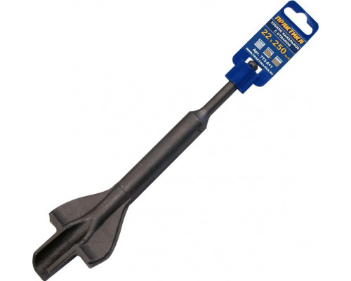 Зубило ПРАКТИКА SDS-plus 250х40 мм, канавочное с отвалом 773-811 773-811