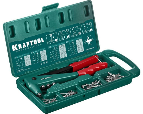 Клепальник KRAFTOOL X-3 x-3 литой корпус, в кейсе 31170-H6_z01