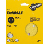 Круг шлифовальный на липучке DeWALT DT3132-QZ 150 мм, 6 отв. G60