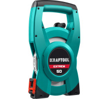 Рулетка геодезическая KRAFTOOL EXTREM 50 м стальная мерная лента 34185-50