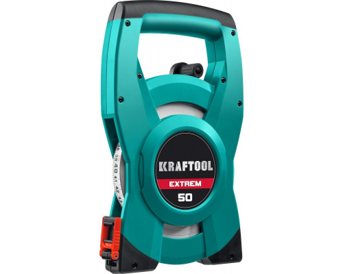 Рулетка геодезическая KRAFTOOL EXTREM 50 м стальная мерная лента 34185-50