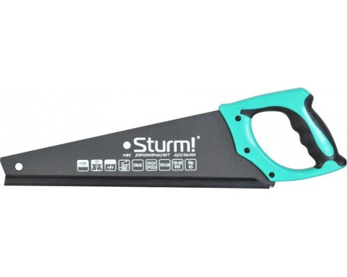 Ножовка по дереву Sturm 1060-64-400 400мм, тефлоновое покрытие, 9tpi, 3d зуб