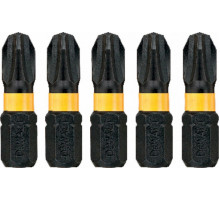 Бита для заворачивания ударная DeWALT РH3х25 мм (5шт) IMPACT TORSION DT7995T-QZ DT7995T-QZ