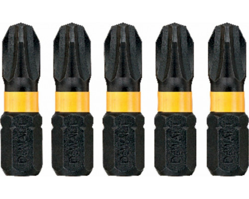Бита для заворачивания ударная DeWALT РH3х25 мм (5шт) IMPACT TORSION DT7995T-QZ DT7995T-QZ