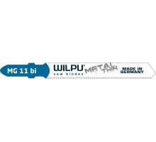 Пилки по металлу WILPU MG 11 bi для тонкой стали, нерж.ст. от 1,2 до 2мм 5шт/уп 255100005
