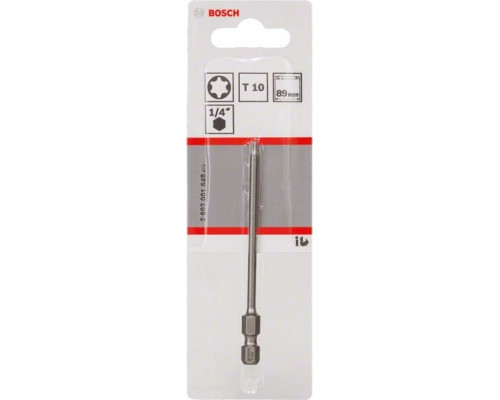 Бита для заворачивания BOSCH Extra Hard 89 мм T10 2607001648