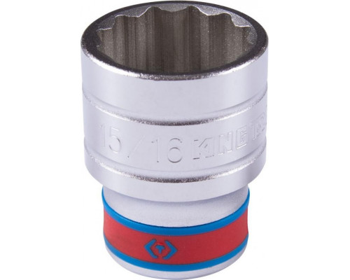 Головка 12-гранная 1/2" 15/16" KING TONY 433030S