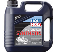 Масло для 2-тактных снегоходов LIQUI MOLY Snowmobil Motoroil 2T Synthetic 4 л 2246 синтетика 2246