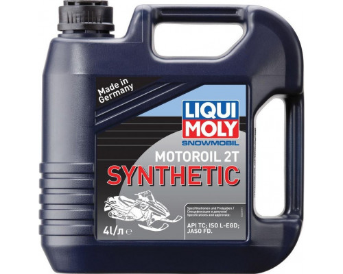Масло для 2-тактных снегоходов LIQUI MOLY Snowmobil Motoroil 2T Synthetic 4 л 2246 синтетика 2246