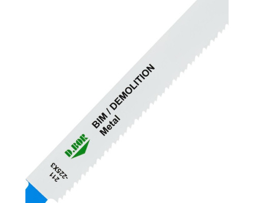 Полотна для сабельных пил D.BOR 205/225*1,8-2,6 мм BIM / FLEXIBLE / VARIO / Wood a metal (5 шт.) D-221-225X3-05