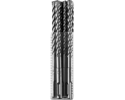 Бур SDS-plus D.BOR Z PLUS 10*150/210, 10 шт. D-4ZPD10L0210-10