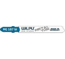 Пилки по металлу WILPU MG 107 bi для тонкой жести, высокосортной стали от 0,5 до 1, 252100005