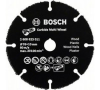 Твердосплавный диск универсальный BOSCH 76х1х10 мм Multi Wheel 2608623011