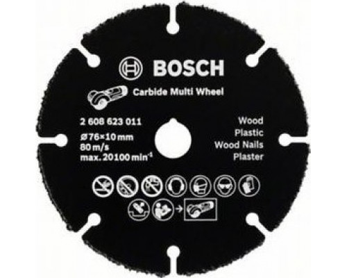 Твердосплавный диск универсальный BOSCH 76х1х10 мм Multi Wheel 2608623011