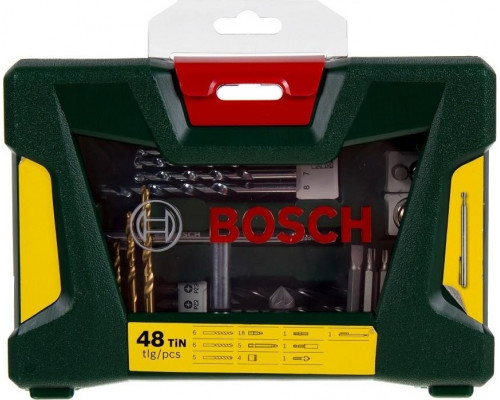 Набор оснастки универсальный BOSCH V-Line 48 предметов 2607017314