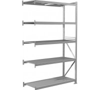 Дополнительная секция для стеллажа ПРАКТИК MS Pro 250/150 х 60/5 (5 полок)