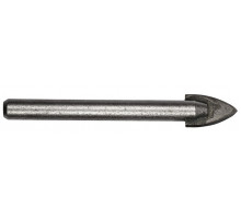 Сверло по стеклу и керамике Kranz KR-12-6806 10 мм, 2 грани, цилиндр. хвостовик