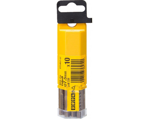 Сверло по металлу DeWALT 7.5 x 66 / 109 мм HSS-CO Extreme кобальтовое DT4937-QZ DT4937-QZ