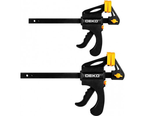 Струбцина быстрозажимная DEKO CL160-2, 160 мм, 2 шт (065-0613)