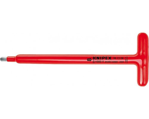 Ключ торцевой Т-образный диэлектрический KNIPEX 981505, шестигранник 5 мм, L=250 мм