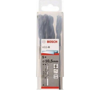 Сверло по металлу BOSCH шлифованное 10.5 мм (5 шт.) 2607018437