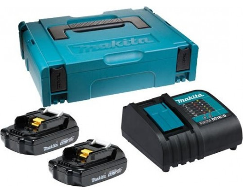 Набор АКБ и ЗУ MAKITA 18.0В 1,5 Ач Li-ion (2шт.) BL1815N/DC18SD (1шт.) 197143-8 197143-8