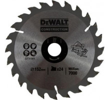 Пильный диск универсальный DeWALT 152х24тх20 мм Construction DT1930-QZ DT1930-QZ