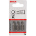 Бита для заворачивания BOSCH Extra Hard 25 мм HEX4 3шт 2607001724