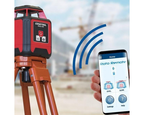 Лазерный уровень CONDTROL HR ротационный с детектором x-actroto в комплекте 7-2-091
