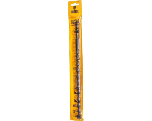 Бур SDS-plus Denzel Cobalt W-tip, 14x310 мм по бетону, двойная спираль 705033