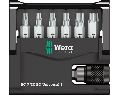 Набор насадок WERA Bit-Check 8067-6 BO WE-056158 WE-056158