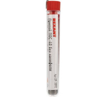 Припой REXANT ПР3092 без канифоли пос-40, 10г, 1мм, (олово 40%, свинец 09-3092